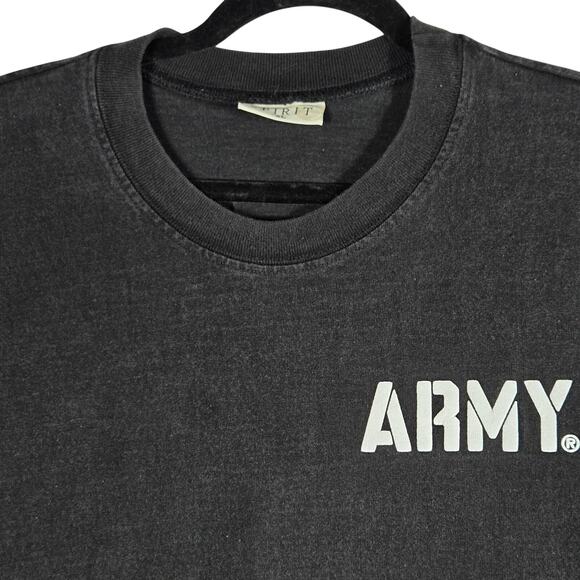 Spirit Jersey West Point Army XL Black White Oversized Long Sleeve Puff Print - Picture 4 of 11